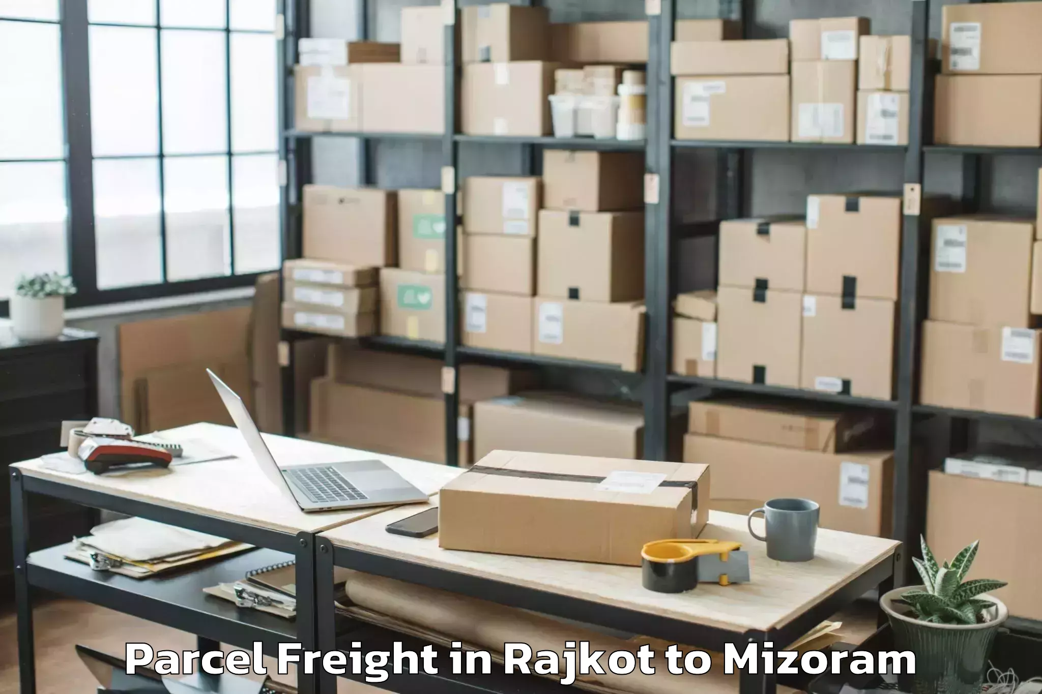 Get Rajkot to Mizoram Parcel Freight